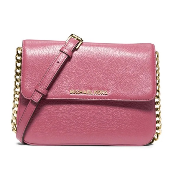 Michael Kors Bedford Pebbled Leather Crossbody Bag - Picture 1 of 8